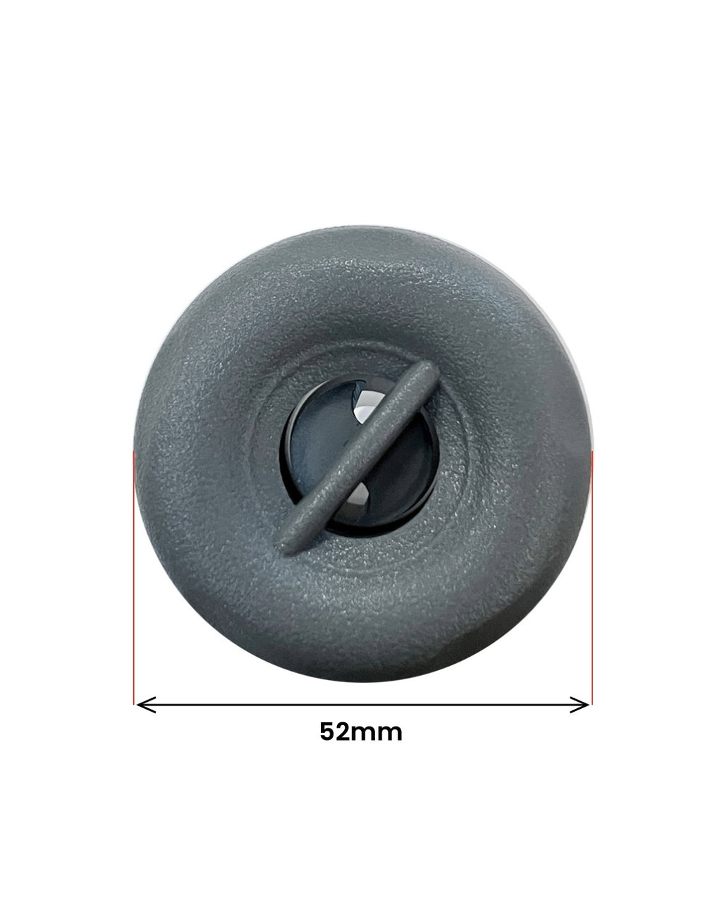Roterende dyse 52 mm grå