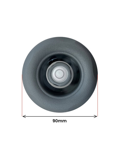Direkte dyse 90 mm grå