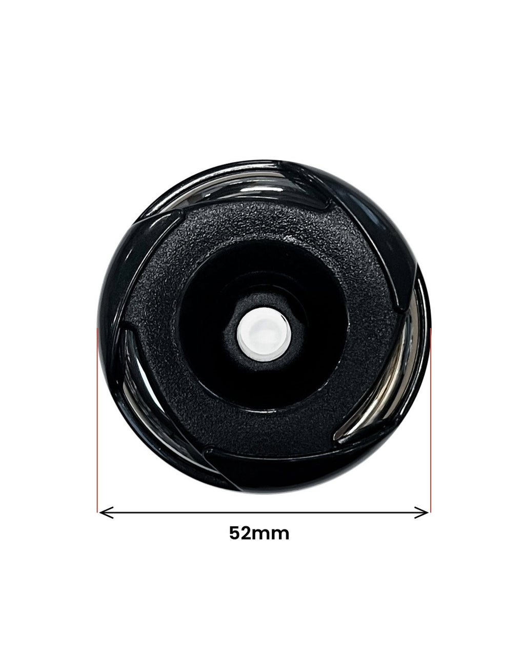 Direkte dyse 52 mm Stål-Sort