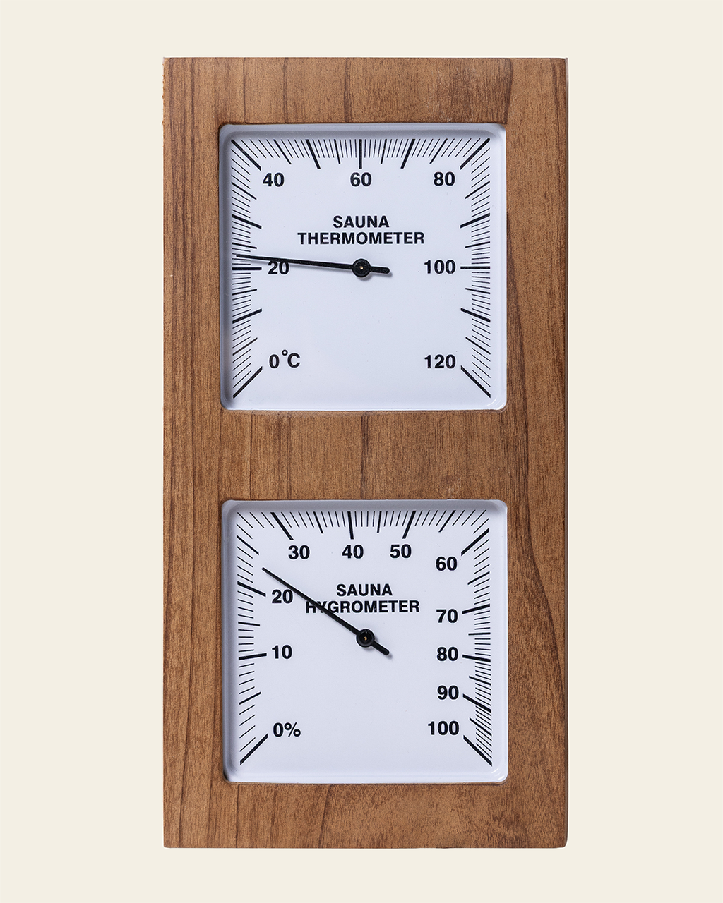 Hygrometer & Termometer i Termotræ