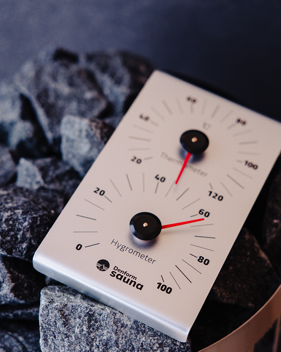 Hygrometer & Termometer Aluminium